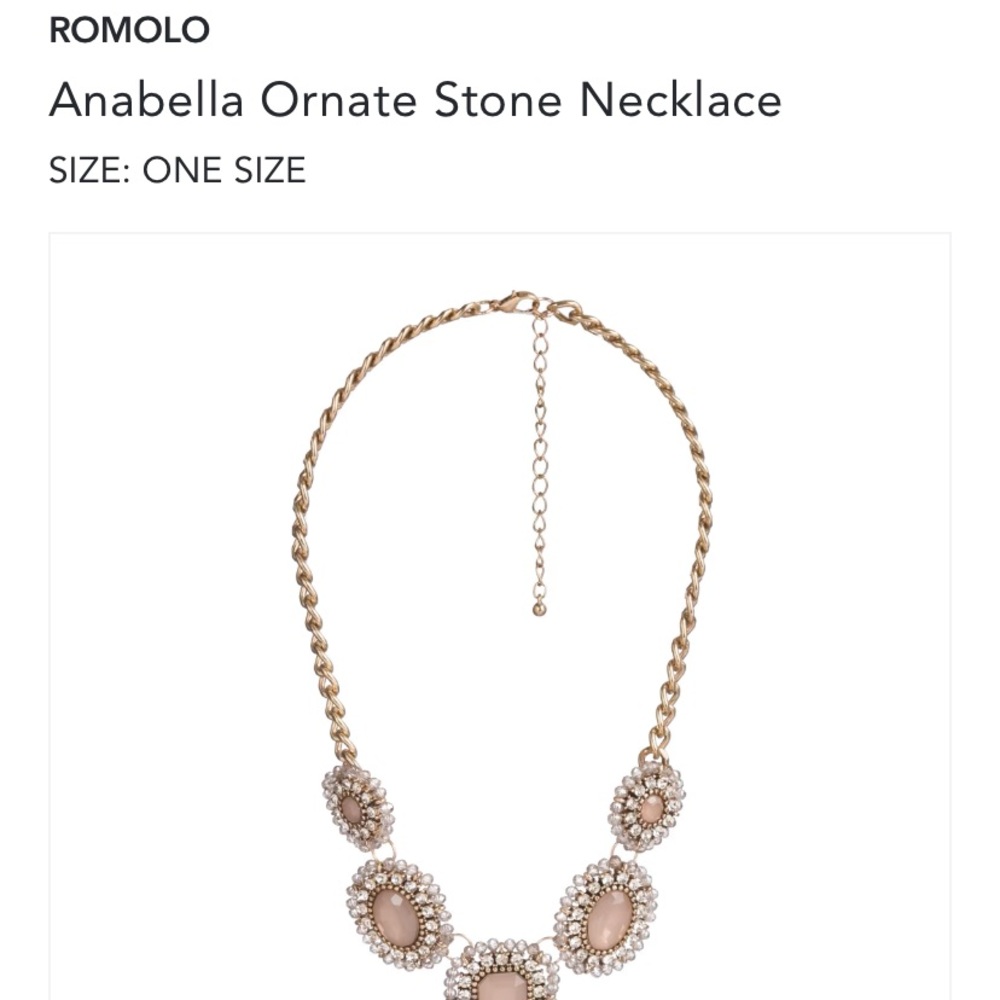 Romolo Ornate Stone Necklace